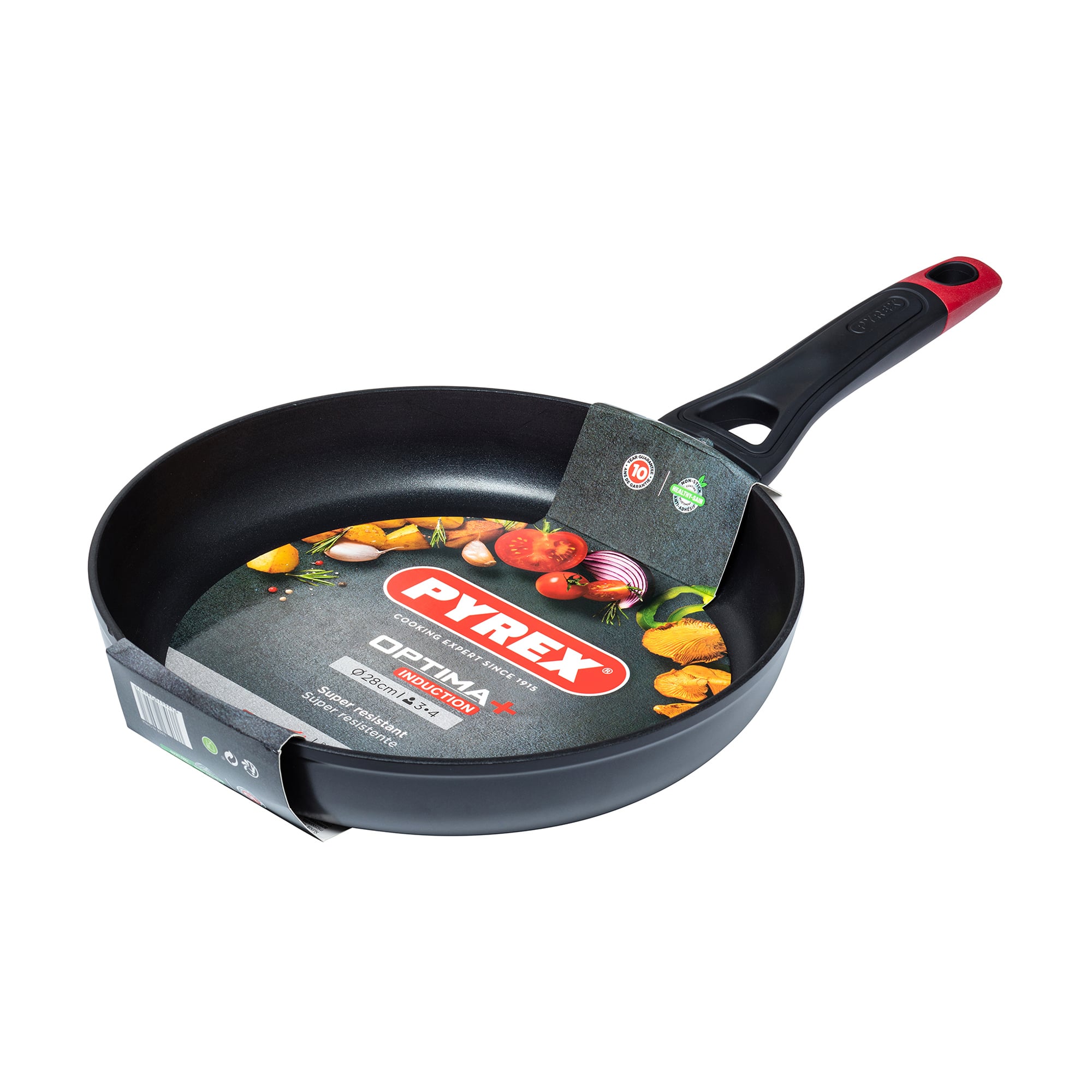 Сковорода PYREX Optima+ без кришки, 28 см (OT28BF6)